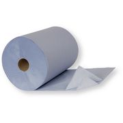 Papier d'essuyage industriel, bleu